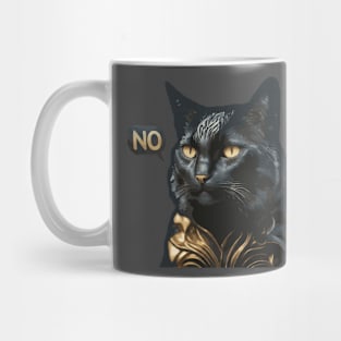 cat say no Mug